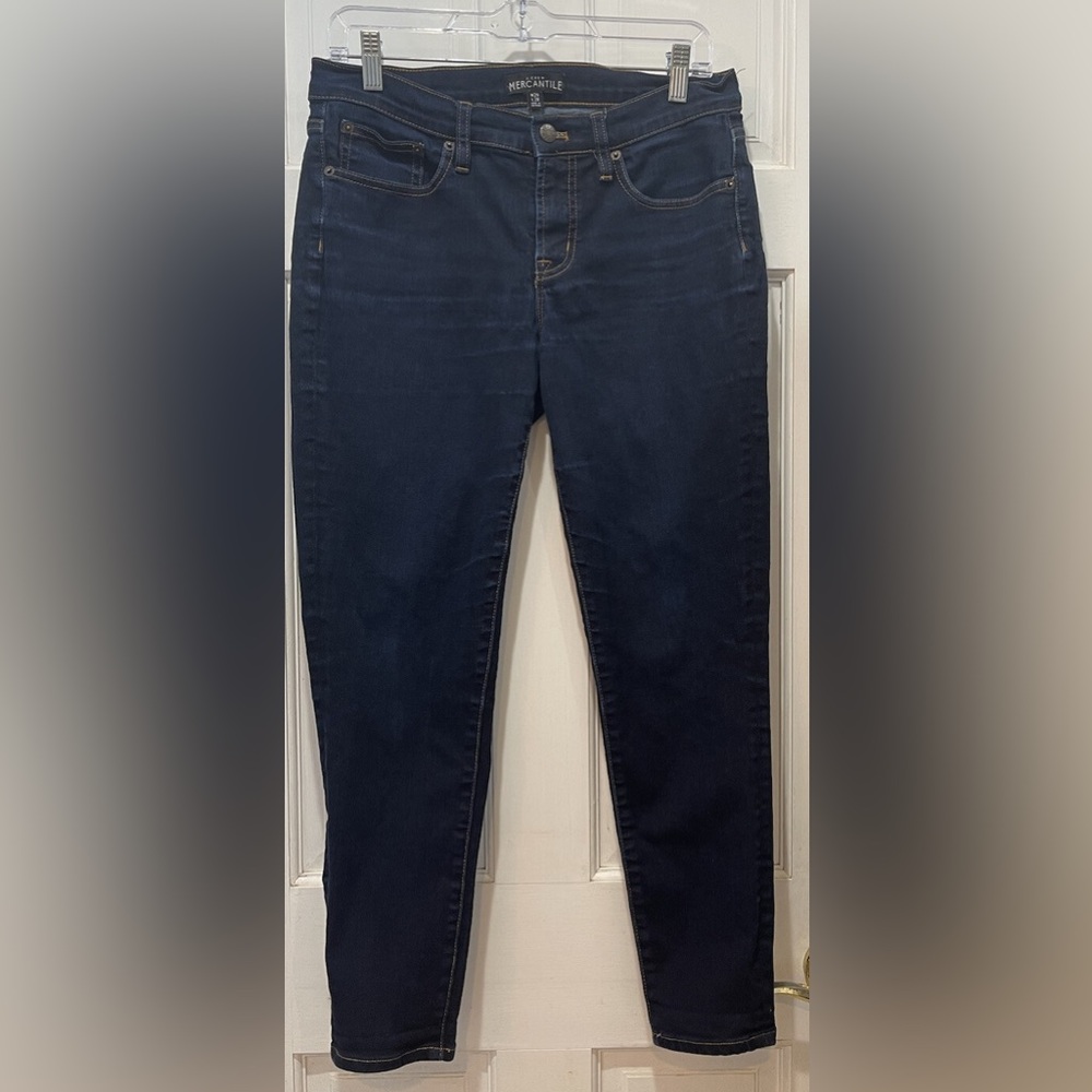 J. Crew Mercantile Dark Blue Skinny Jeans Women’s Size 29x28